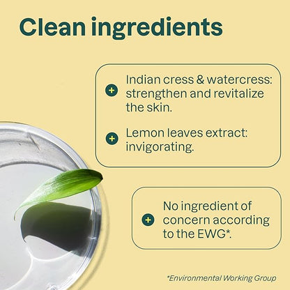 ATTITUDE Foaming Hand Soap, EWG Verified, Plant and Mineral-Based Ingredients, Vegan and Cruelty-free Personal Care Products, Lemon Leaves, 10 Fl Oz