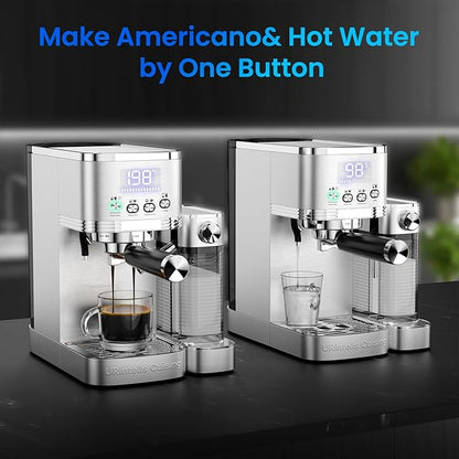 Espresso Machine 20 Bar Cappuccino Latte Machine with Automatic Milk Frother