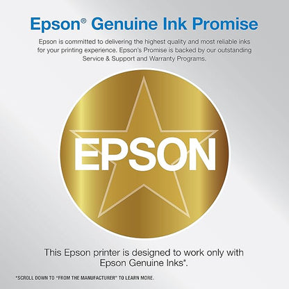 Epson Workforce Pro WF-7840 Wireless All-in-One Wide-Format Printer with Auto 2-Sided Print up to 13" x 19", 50-Page ADF, 500-sheet Paper Capacity. Full 1-Year Limited Warranty (Renewed)