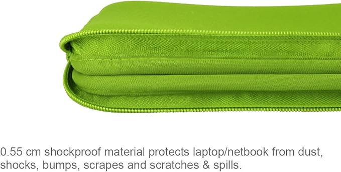 Arvok 13 13.3 14 Inch Laptop Sleeve Case for MacBook Pro/MacBook Air 13-14 inch, Water-Resistant Notebook Chromebook Computer Pouch, Carrying Bag Cover for HP/Dell/Lenovo/Asus/Acer, Bamboo Green