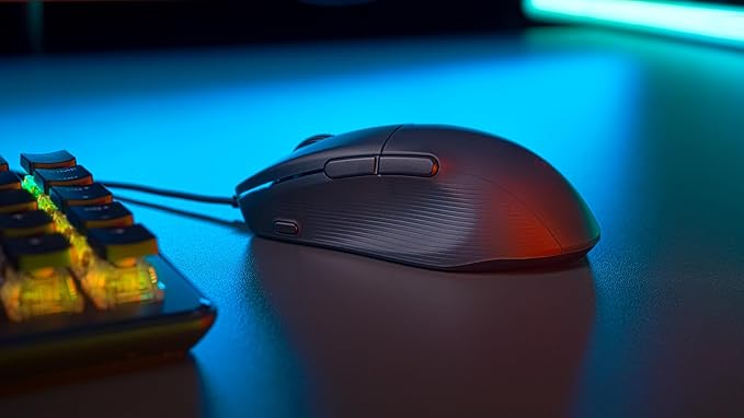 Turtle Beach Pure SEL - Ultra-Light Ergonomic RGB Gaming Mouse, 8K DPI Optical Sensor, Mechanical Switches, Pretension System, Pure PTFE Glides, RGB Illumination – Black