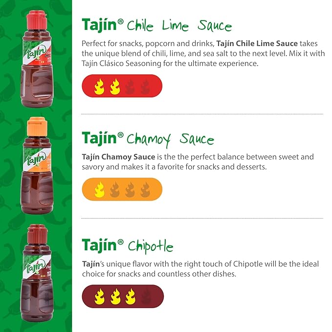 Tajín Fan Pack - Variety Pack of 6 Blends by Tajín