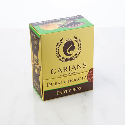 CARIANS One Bite Size Dubai Chocolate, 10 Pcs. Individually Wrapped Chocolate, Candy with Pistachio and Kataifi, Great for Gift Giving, Anniversary, Thanksgiving, Christmas