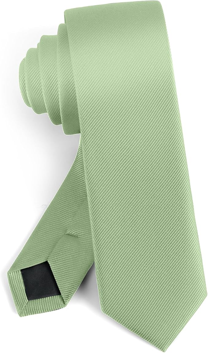 Boys Tie Solid Color Necktie for Age 12-14-16 Years Teen Wedding School Graduation with Gift Box