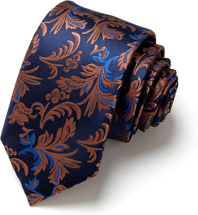 Tie For Men Necktie Woven Jacquard Neck Ties Set 6 PCS