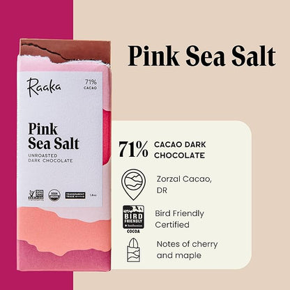 Raaka Chocolate Best Sellers Trio | Gourmet Dark Chocolate Gift | Organic, Vegan, Fair Trade, Soy Free, Non-GMO, Gluten Free, Kosher | 1.8oz Bars, 3-Pack