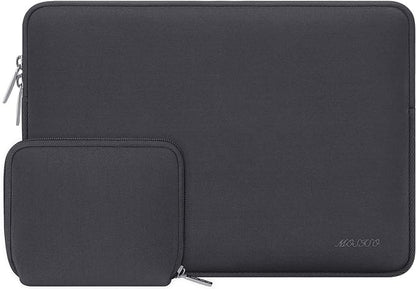 MOSISO Laptop Case 15 inch, 15 inch Laptop Sleeve Bag Compatible with MacBook Air 15 M4 A3241 M3 A3114 M2 A2941 2025 2024 2023, Dell XPS 15, Neoprene Computer Sleeve Bag with Small Case, Space Gray