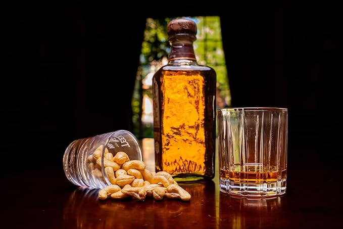 Simply Sublime Cashews, Roasted Lightly Salted – 20 x 1.2oz Single Servings – Jumbo, Hand Sorted & Flame Roasted with Himalayan Pink Salt – Gourmet Snack for Bourbon, Tequila, Champagne - 24oz