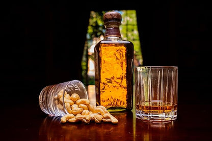 Simply Sublime Cashews, Roasted Lightly Salted – 20 x 1.2oz Single Servings – Jumbo, Hand Sorted & Flame Roasted with Himalayan Pink Salt – Gourmet Snack for Bourbon, Tequila, Champagne - 24oz