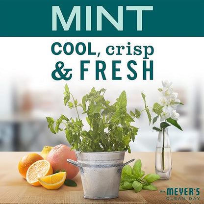 MRS. MEYER'S CLEAN DAY Hand Soap, Made with Essential Oils, Biodegradable Formula, Limited Edition Mint, 12.5 fl. oz