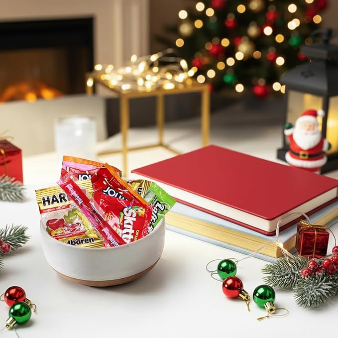Bulk Christmas Candy Variety Pack 5 Pound - Individually Wrapped Assorted Candies for Stocking Stuffers, Holiday Parties, Pinata Fillers, Classroom, Office Bowls & Treats - Approx. 250 Pieces