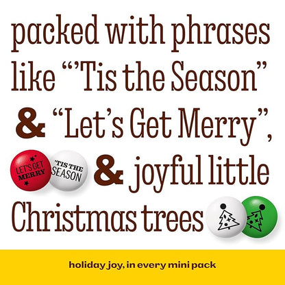 M&M’S WORLD Christmas Party Favors (30 Pack), Printed M&M’S With Festive Icons, Christmas Candy for Party Treats, Holiday Snacks, Party Decor