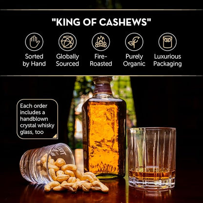 SINGLE SERVE PACKS (Pack of 5) Simply Sublime Cashews Roasted Lightly Salted – Jumbo, Hand Sorted & Roasted with Himalayan Pink Salt – Impress your guests with this rare bit of indulgence.