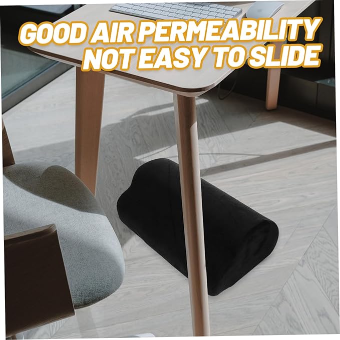 Under Desk Foot Pillow Cushion for Legs Office Sleeping Footrest Support Relaxation Pad Prevents Swelling Knee Multipurpose Use for Home Work Travel Material