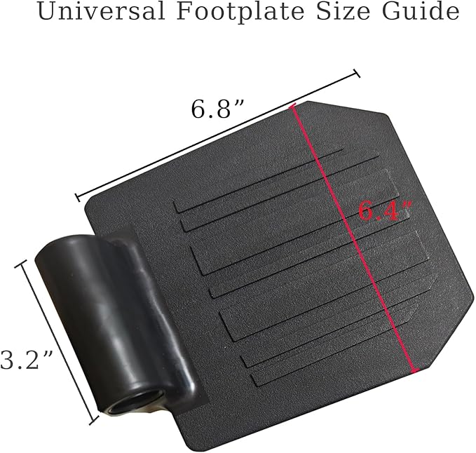 1 Pair of Universal Footplate for The Wheelchair, Transport Chair Footrest Elevating Leg Rests Replacement Parts for Standard Wheelchair Repair Parts