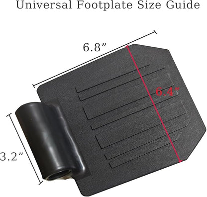 1 Pair of Universal Footplate for The Wheelchair, Transport Chair Footrest Elevating Leg Rests Replacement Parts for Standard Wheelchair Repair Parts
