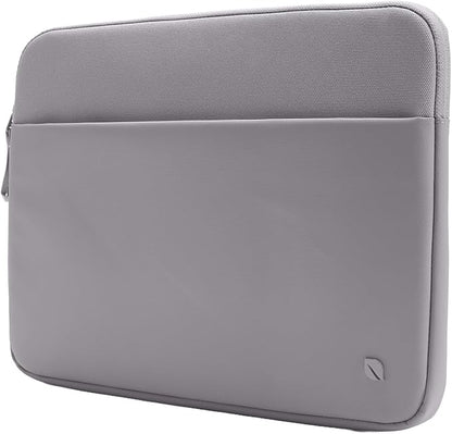 Incase A.R.C. Laptop Sleeve 14 Inch – MacBook Case with Faux Fur Lining, External Pocket – Fits MacBook Pro Air Lenovo Dell HP – Laptop Cover, Computer Case - Travel, Work, College - Grey