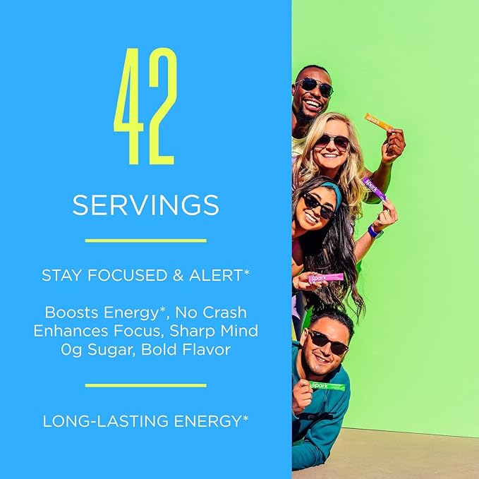 AdvoCare Spark - Energy Drink Mix - Vitamin & Amino Acid Supplement - Supports Energy & Focus - Portable Immune Support - Sugar-Free - Pineapple Whip (10.5 oz)