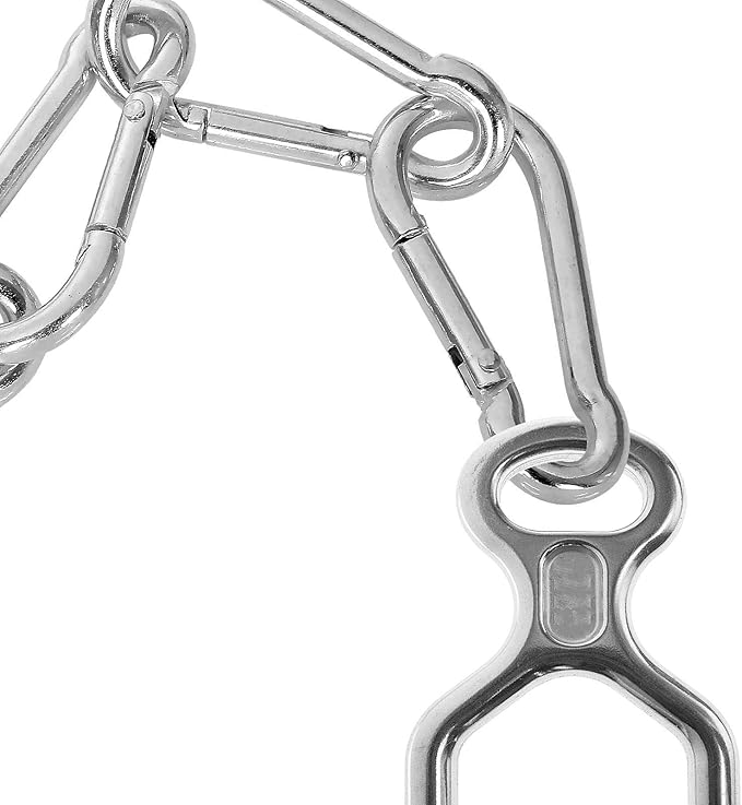 Acrux7 60 Pack Carabiner Clips M4 1.5 Inch Heavy Duty Spring Snap Hook Galvanized Steel Small Carabiner Clips Bulk for Keys Swing Camping Fishing Hiking Traveling