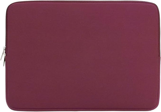 RAINYEAR Laptop Sleeve Case Compatible with 13.3 Inch Notebook Computer Tablet Chromebook 14" MacBook Pro M1 M2 M3 M4 Pro/Max Soft Cover Protective Case Zipper Carrying Bag (Red)