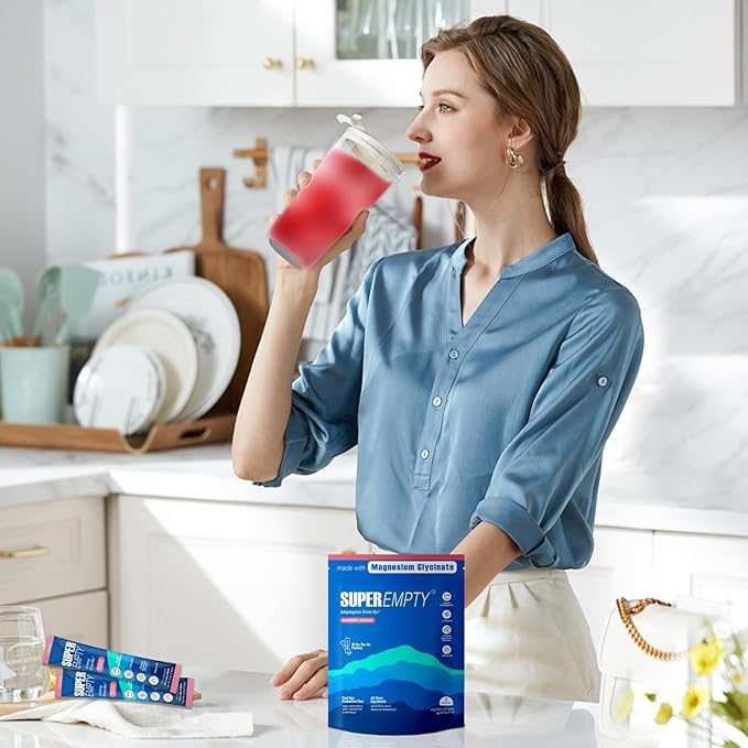 Powdered Drink Mix Calm,Adaptogenic Drink Mix Calm, Raspberry Lemonade Drink Calm,L-Theanine, Ashwagandha, Magnesium Glycinate