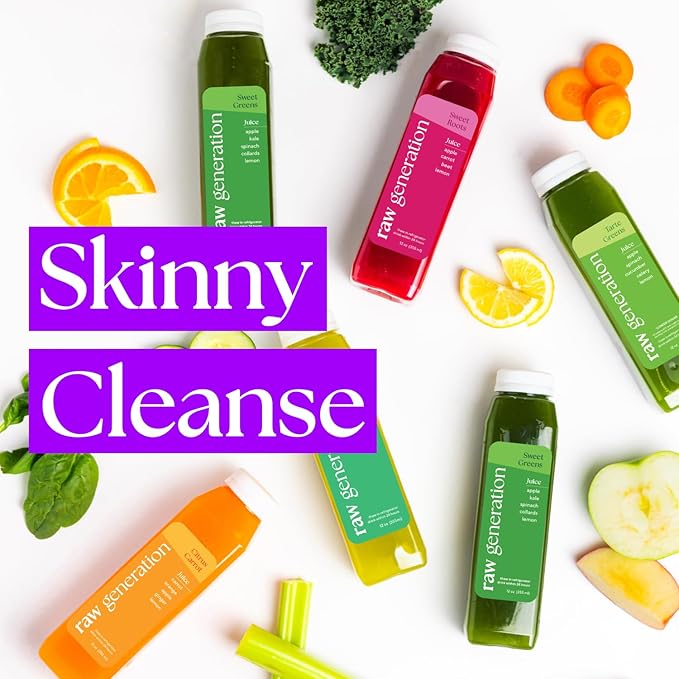 Raw Generation Cleanse for 2 – Cleanse with a Partner for Maximum Results – Two 5-Day Skinny Cleanses to Lose Weight, Detox, Reduce Bloating, Increase Energy & Reset Your Diet
