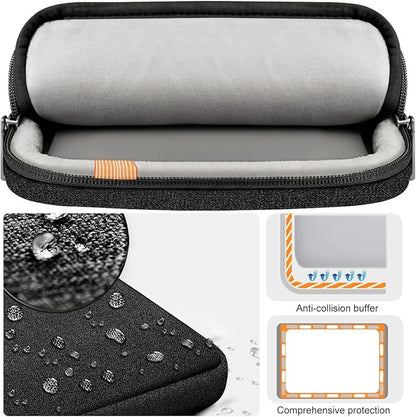 Hseok Ultra-Slim Laptop Case 17 17.3 inches Sleeve Protective PC Briefcase for Commuting and Business Trip，Black