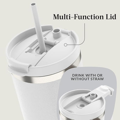 Contigo Streeterville 40oz Tumbler, Stainless Steel Vacuum Insulated, Leak-Proof, Cold for 29 Hours, Salt (Pack of 4)