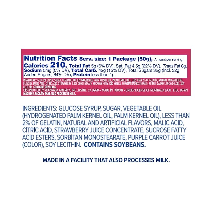 HI-CHEW Strawberry Sticks, 15-Pack, Soft & Chewy Candy, 1.76oz Each, Bulk Candy Individually Wrapped - Made with Immensely Juicy Fruity Flavors