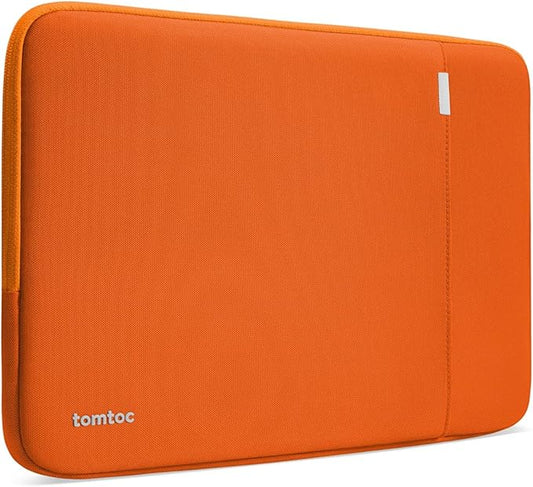 tomtoc 360 Protective Laptop Sleeve for 14-inch MacBook Pro M5/M4/M3/M2/M1 Pro/Max A3434 A3112 A3401 A3185 A2992 A2918 2025-2021, Water-Resistant Case Bag with Accessory Pocket for 13.8 Surface Laptop