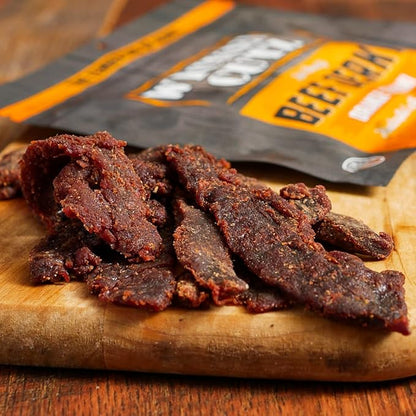 Wicked Cutz Orange Teriyaki Beef Jerky, 24g Protein Per Bag, Tender & Easy to Chew Alternative to Teriyaki Beef Sticks, USA Made High Protein Carnivore Snacks (2 Bags)