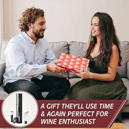 PEIPU Electric Wine Bottle Opener, 4 Pack Battery Operated, Easy to Use, Perfect for Home, Restaurants & Travel, Wine Lovers & Host