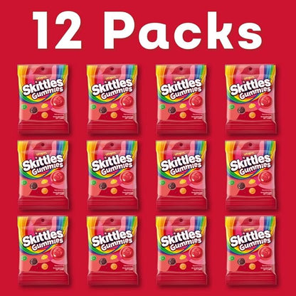 SKITTLES Original Gummy Candy Bulk Pack, 5.8 oz Bag (Pack of 12)