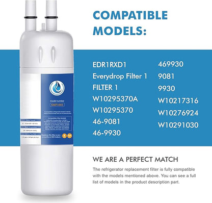 Replacement for EDR1RXD1, W10295370A, WHR1RXD1, Compatible with Kenmore 46-9081, 9081, 46-9930, 9930, P4RFWB, P8RFWB2L, W10276924, W10291030-3 Packs