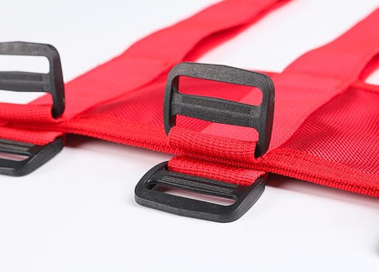 Universal Fire Extinguisher Straps Adjustable Roll Bar Mount 3 lb Fire Extinguisher Holder for Boat Wrangler Car Truck UTV Vehicles Roll Cage Interior Accessories Home Office,Red Strap Only