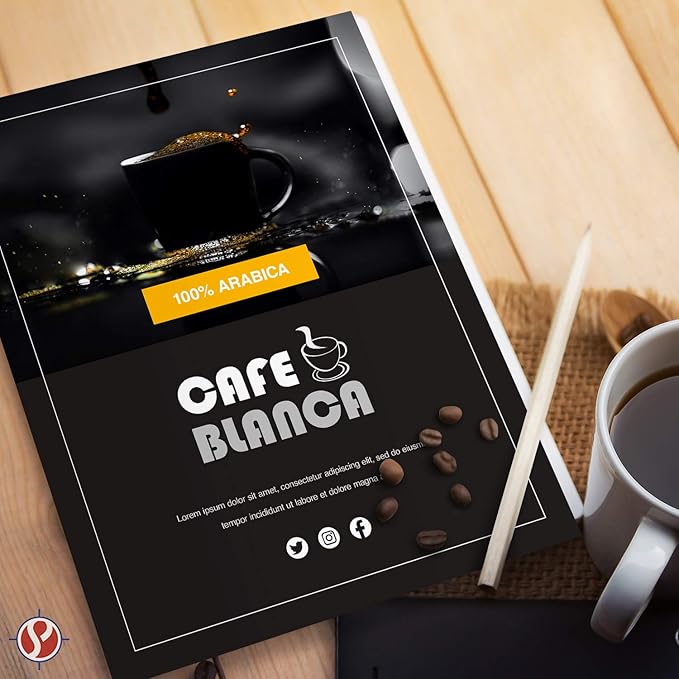 Color Copy Flyers Custom Copy Printing | 8.5”x 11” | White Paper | Upload Your Own Design | Brochures, Letterhead, Posters, Flyers & More | 100 Per Pack | Regular Paper - 2 Sided Printing