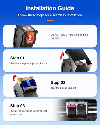 275XL 276XL Ink Cartridge 2-Pack Replacement for Canon PG-275XL CL-276XL 275 276 Ink Cartridges Combo Compatible PIXMA TS3520 TS3522 TS3500 TR4720 TR4722 TR4700 Printer Inkjet All-in-one Color Black