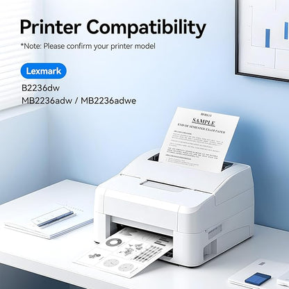 B220Z00 Imaging Unit (Not Toner) High Yield 1-Pack Replacement for Lexmark B220Z00 Drum Unit Compatible with Lexmark B2236 MB2236 B2236dw MB2236adw MB2236adwe Laser Printer Ink All-in-One 12,500 Pages