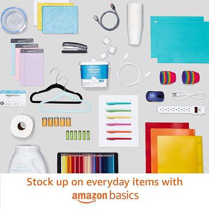 Amazon Basics Multipurpose Copy Printer Paper, 8.5 x 11 Inches, 20 lb, 10 Ream, (5,000 Sheets), 96 Bright, White