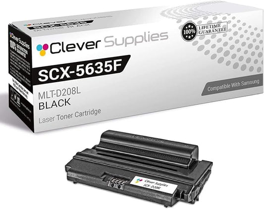CS Replacement Toner Cartridge Compatible with Samsung SCX-5635FN MLT-D208L Black SCX-5635FN, SCX-5835FN