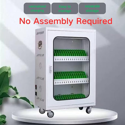 Cell Phone Charging Stations 20 Device Mobile Charging and Storage Case, USB Rechargeable Mobile Phone Charging Cabinet,for Office Classroom、Hospitals, airports and More(White, 20 Device)