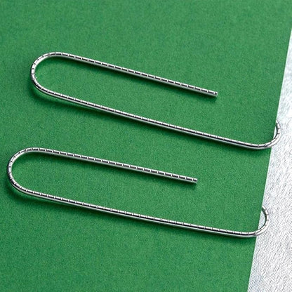 Vinaco Paper Clips Non Skid, 100 Pack Large Paper Clips 2 Inch (50 mm), Durable & Rust Resistant, Jumbo Paperclips. Great for Office, School and Personal Use