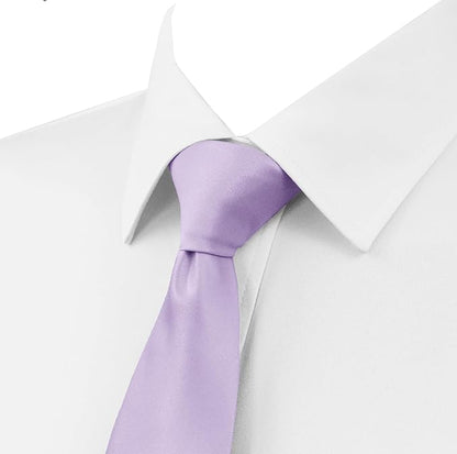 trilece Ties for Men - Men's Solid Color Ties - Formal Neckties for Men - Neck Tie for Man