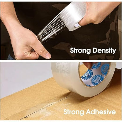 2 Inch x 110 Yards Packing Tape（36 Rolls）, Clear Shipping Tape for Boxes, Strong Adhesive for Packaging, Sealing, Moving, Storage，Lightweight Packing