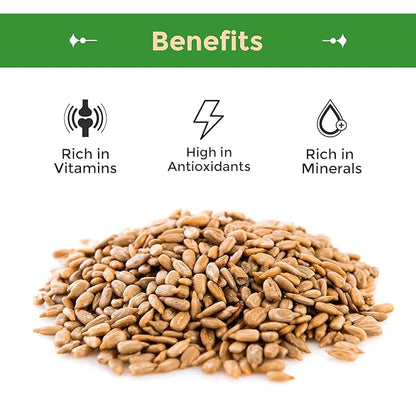 Sincerely Nuts Sunflower Seeds Roasted and Salted, Hulled | No Shell, Gluten-Free Snack, Vegan, and Kosher Certified, 2LB Bag