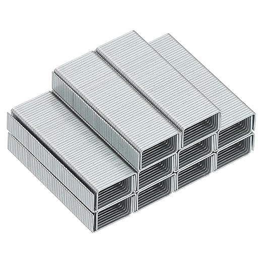 M&G NO.10 Staples for Stapler, 5000pcs(1000pcs Per Box) Mini Staples for Stapler #10 Smooth Stapling for Home Office Supplies, Silver