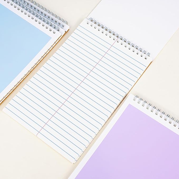 Steno Pads – 6x9 Inches 80 Sheets Steno Notebooks for Writing Notes in School, University, College & Office (2PCS Turquoise)