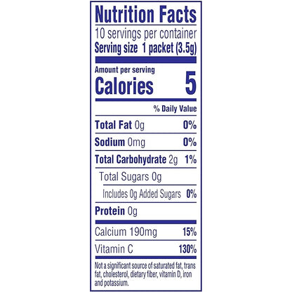 Crystal Light On The Go Classic Orange, 10-Count Boxes (Pack of 4)