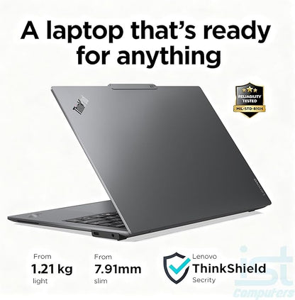 Lenovo ThinkPad X9 14 Aura Edition Business AI Laptop (14" FHD+ OLED, Intel Core Ultra 7 258V, 32GB DDR5, 2TB SSD) ultrathin Copilot+ PC, Backlit, FP, IR Webcam, 2x Thunderbolt 4, Wi-Fi 7, Win 11 Pro