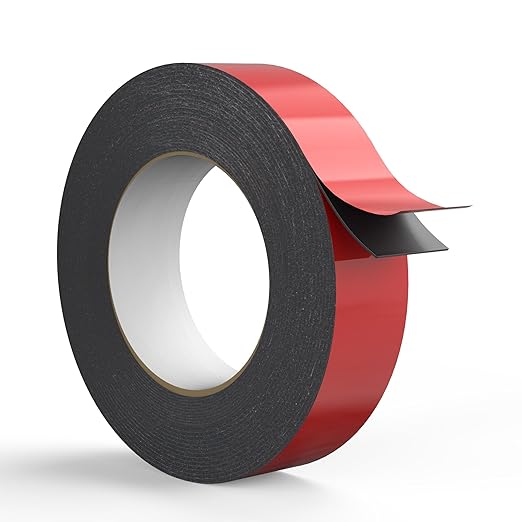 SWRT Double Sided Tape, 16.5 FT x 1 in x 0.04 in Thick Heavy Duty Mounting Foam Tape, Waterproof Adhesive Tape for Car, LED Strip Light, Home Office Automotive Deco